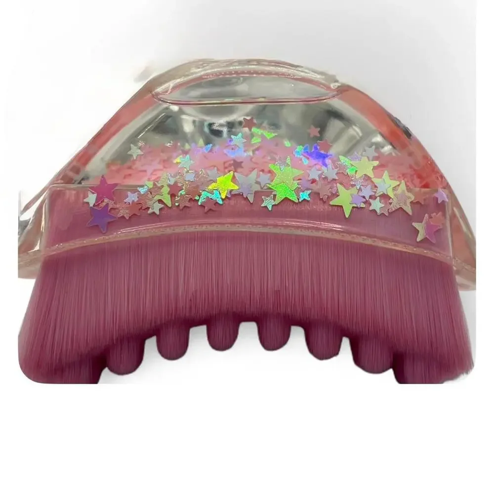 Kawaii Squishy Iridescent Stars Dry Brush Gua Sha Facial Contour Fairycore